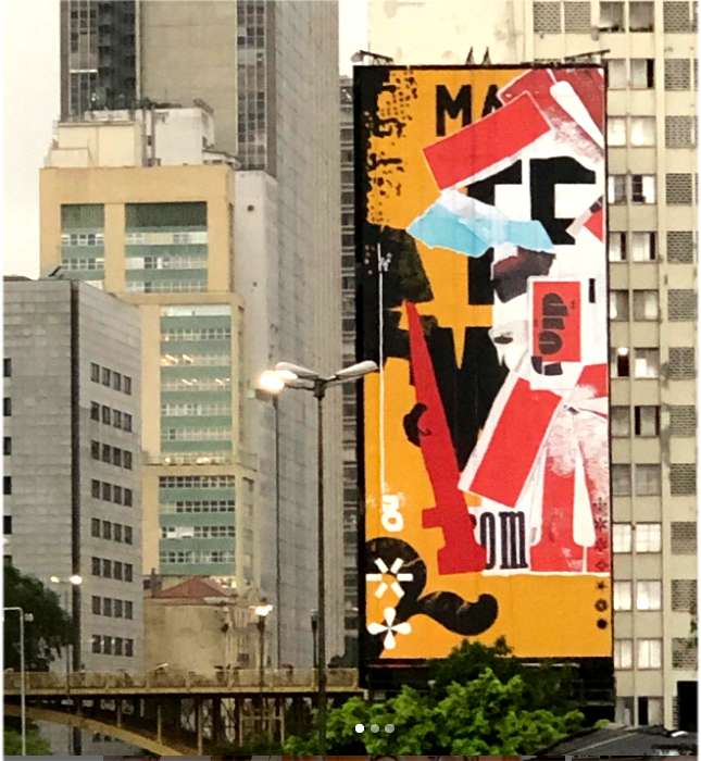 Marcos Mello - Oficina Tipográfica São Paulo - Prédio Grafitado